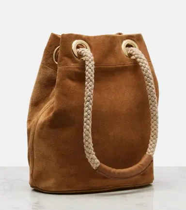 Prada Mariner Small suede bucket bag | Thumbnail 3 Prada Mariner Small suede bucket bag | Thumbnail 3