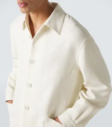 Zegna Wool and linen overshirt | Thumbnail 4 Zegna Wool and linen overshirt | Thumbnail 4