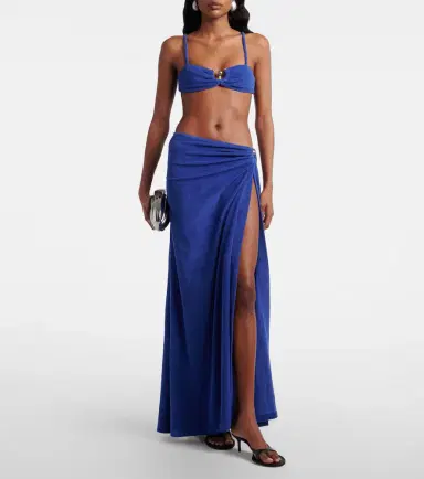 Christopher Esber Cotton-blend terry maxi skirt | Thumbnail 3 Christopher Esber Cotton-blend terry maxi skirt | Thumbnail 3