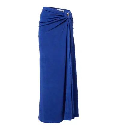 Christopher Esber Cotton-blend terry maxi skirt | Thumbnail 1 Christopher Esber Cotton-blend terry maxi skirt | Thumbnail 1
