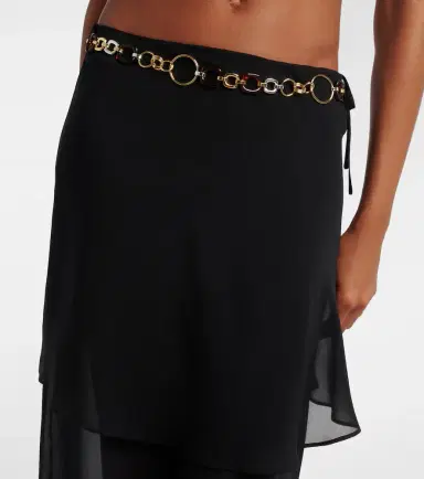Christopher Esber Belted silk wide-leg pants | Thumbnail 4 Christopher Esber Belted silk wide-leg pants | Thumbnail 4