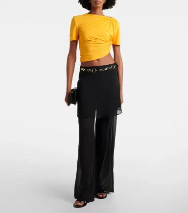 Christopher Esber Belted silk wide-leg pants | Thumbnail 5 Christopher Esber Belted silk wide-leg pants | Thumbnail 5