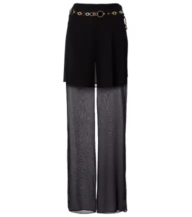 Christopher Esber Belted silk wide-leg pants | Thumbnail 1 Christopher Esber Belted silk wide-leg pants | Thumbnail 1
