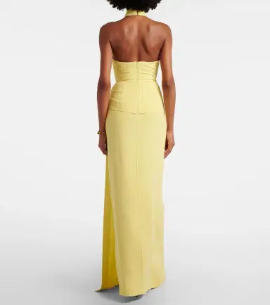 Elie Saab Halterneck cady gown | Thumbnail 5 Elie Saab Halterneck cady gown | Thumbnail 5