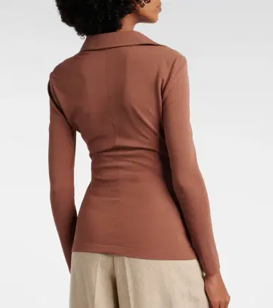 Elie Saab Jersey top | Thumbnail 4 Elie Saab Jersey top | Thumbnail 4