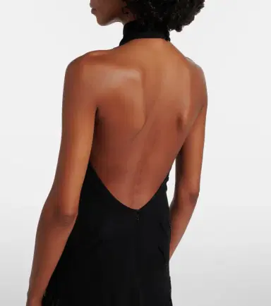 Blumarine Embellished georgette and lace maxi dress | Thumbnail 2 Blumarine Embellished georgette and lace maxi dress | Thumbnail 2