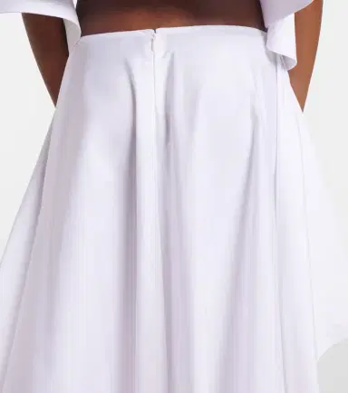 Stella McCartney Asymmetric ruffled cotton poplin miniskirt | Thumbnail 5 Stella McCartney Asymmetric ruffled cotton poplin miniskirt | Thumbnail 5
