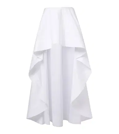 Stella McCartney Asymmetric ruffled cotton poplin miniskirt | Thumbnail 1 Stella McCartney Asymmetric ruffled cotton poplin miniskirt | Thumbnail 1