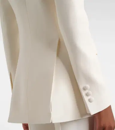 Elie Saab Floral-appliqué cady blazer | Thumbnail 6 Elie Saab Floral-appliqué cady blazer | Thumbnail 6
