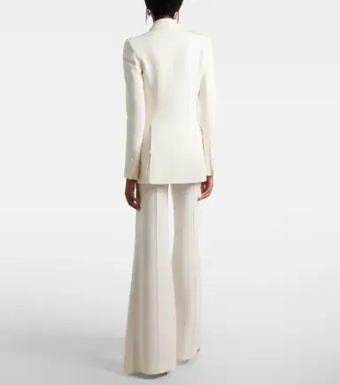 Elie Saab High-rise cady wide-leg pants | Thumbnail 3 Elie Saab High-rise cady wide-leg pants | Thumbnail 3