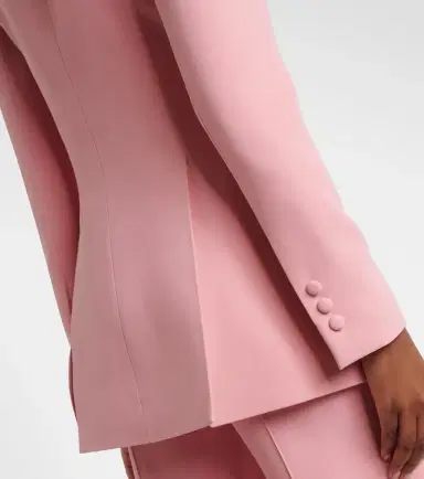 Elie Saab Floral-appliqué cady blazer | Thumbnail 6 Elie Saab Floral-appliqué cady blazer | Thumbnail 6