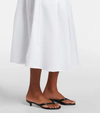 Proenza Schouler White Label Nessa cotton-blend midi skirt | Thumbnail 5 Proenza Schouler White Label Nessa cotton-blend midi skirt | Thumbnail 5