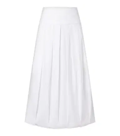 Proenza Schouler White Label Nessa cotton-blend midi skirt | Thumbnail 1 Proenza Schouler White Label Nessa cotton-blend midi skirt | Thumbnail 1