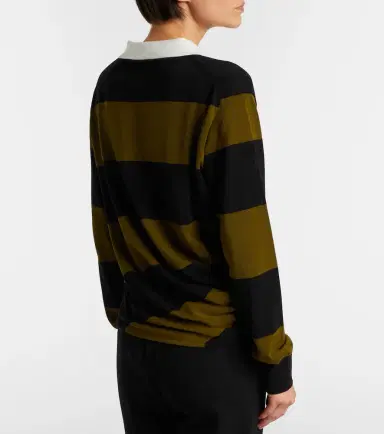 Proenza Schouler Corinna striped cotton polo shirt | Thumbnail 2 Proenza Schouler Corinna striped cotton polo shirt | Thumbnail 2