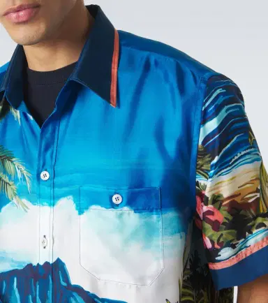 Dolce & Gabbana Printed silk twill shirt | Thumbnail 5 Dolce & Gabbana Printed silk twill shirt | Thumbnail 5