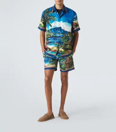 Dolce & Gabbana Printed silk twill shirt | Thumbnail 6 Dolce & Gabbana Printed silk twill shirt | Thumbnail 6