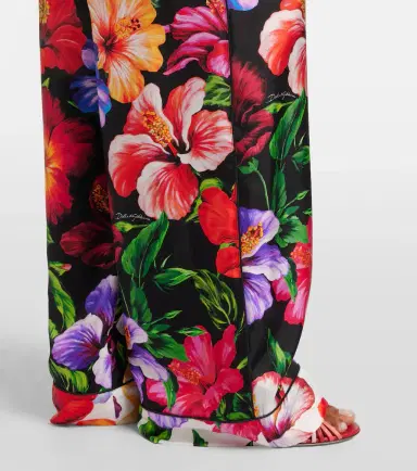 Dolce & Gabbana Floral silk wide-leg pants | Thumbnail 5 Dolce & Gabbana Floral silk wide-leg pants | Thumbnail 5