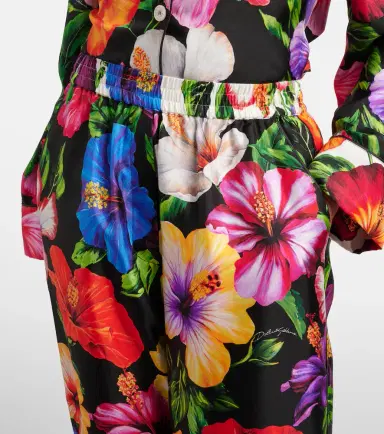 Dolce & Gabbana Floral silk wide-leg pants | Thumbnail 6 Dolce & Gabbana Floral silk wide-leg pants | Thumbnail 6