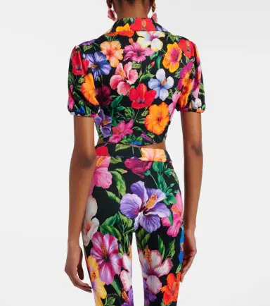Dolce & Gabbana Floral crop top | Thumbnail 2 Dolce & Gabbana Floral crop top | Thumbnail 2