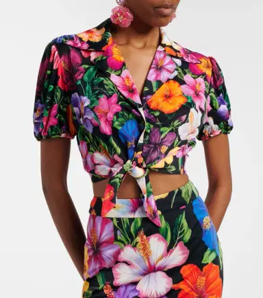 Dolce & Gabbana Floral crop top | Thumbnail 5 Dolce & Gabbana Floral crop top | Thumbnail 5