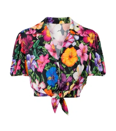 Dolce & Gabbana Floral crop top | Thumbnail 1 Dolce & Gabbana Floral crop top | Thumbnail 1