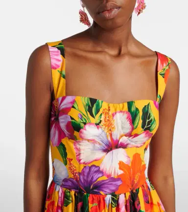 Dolce & Gabbana Floral midi dress | Thumbnail 2 Dolce & Gabbana Floral midi dress | Thumbnail 2
