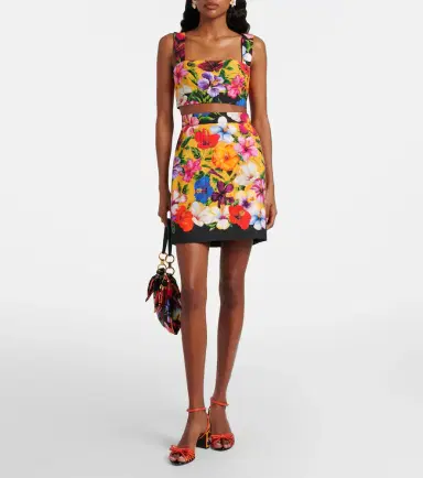 Dolce & Gabbana Floral crop top | Thumbnail 3 Dolce & Gabbana Floral crop top | Thumbnail 3