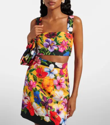 Dolce & Gabbana Floral crop top | Thumbnail 5 Dolce & Gabbana Floral crop top | Thumbnail 5