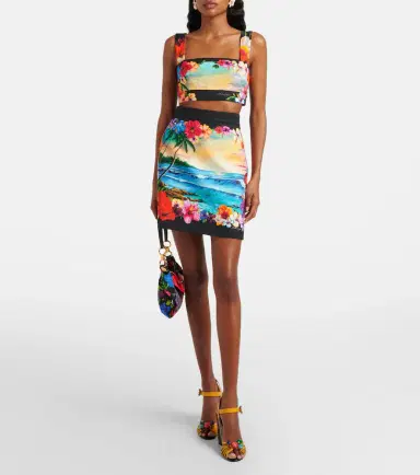 Dolce & Gabbana Printed crop top | Thumbnail 3 Dolce & Gabbana Printed crop top | Thumbnail 3