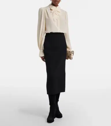 Valentino Garavani Fawcette VLogo suede knee-high boots | Thumbnail 5 Valentino Garavani Fawcette VLogo suede knee-high boots | Thumbnail 5