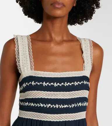Rixo Malie embroidered midi dress | Thumbnail 3 Rixo Malie embroidered midi dress | Thumbnail 3