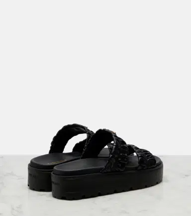 Prada Matelassé leather platform sandals | Thumbnail 3 Prada Matelassé leather platform sandals | Thumbnail 3