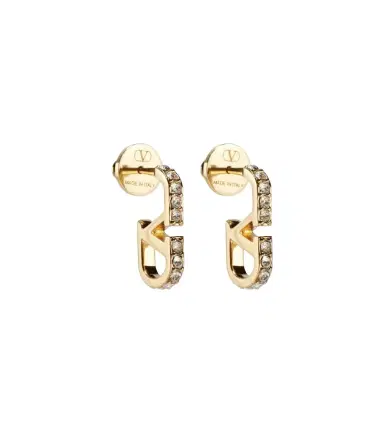 Valentino VLogo Swarovski-embellished earrings | Thumbnail 1 Valentino VLogo Swarovski-embellished earrings | Thumbnail 1