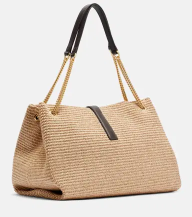 Ferragamo Medium raffia shoulder bag | Thumbnail 3 Ferragamo Medium raffia shoulder bag | Thumbnail 3