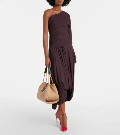 Ferragamo Medium raffia shoulder bag | Thumbnail 4 Ferragamo Medium raffia shoulder bag | Thumbnail 4