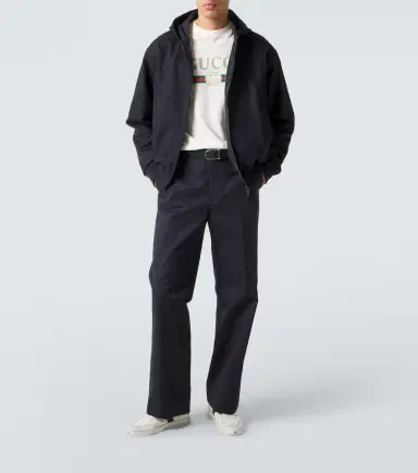 Gucci GG jacquard hooded cotton jacket | Thumbnail 3 Gucci GG jacquard hooded cotton jacket | Thumbnail 3