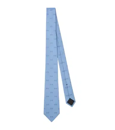 Gucci Horsebit silk jacquard tie | Thumbnail 1 Gucci Horsebit silk jacquard tie | Thumbnail 1