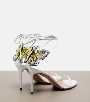 Aquazzura Papillon D'Amour leather sandals | Thumbnail 2 Aquazzura Papillon D'Amour leather sandals | Thumbnail 2