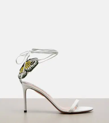 Aquazzura Papillon D'Amour leather sandals | Thumbnail 4 Aquazzura Papillon D'Amour leather sandals | Thumbnail 4