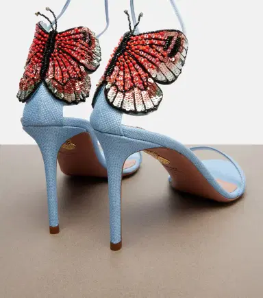 Aquazzura Papillon D'Amour embellished sandals | Thumbnail 2 Aquazzura Papillon D'Amour embellished sandals | Thumbnail 2