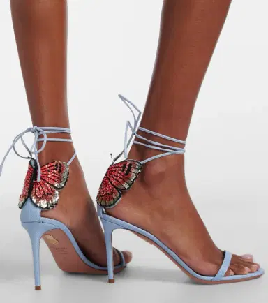 Aquazzura Papillon D'Amour embellished sandals | Thumbnail 6 Aquazzura Papillon D'Amour embellished sandals | Thumbnail 6