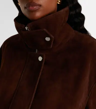 Nour Hammour Pia suede blouson jacket | Thumbnail 2 Nour Hammour Pia suede blouson jacket | Thumbnail 2