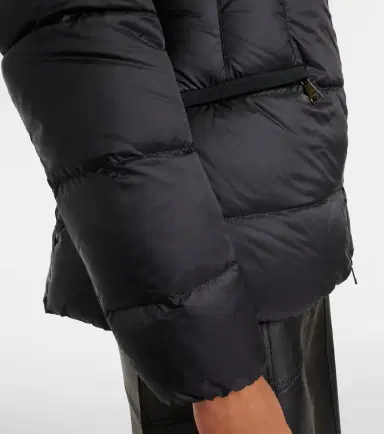 Moncler Boed shearling-trimmed down jacket | Thumbnail 4 Moncler Boed shearling-trimmed down jacket | Thumbnail 4