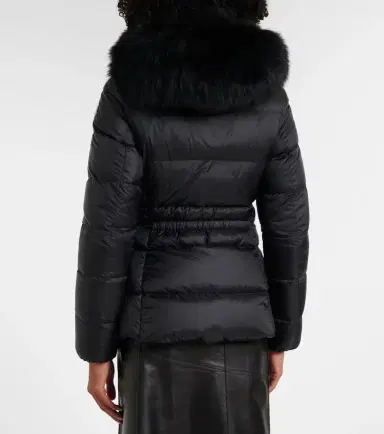 Moncler Boed shearling-trimmed down jacket | Thumbnail 5 Moncler Boed shearling-trimmed down jacket | Thumbnail 5