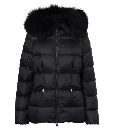Moncler Boed shearling-trimmed down jacket | Thumbnail 1 Moncler Boed shearling-trimmed down jacket | Thumbnail 1