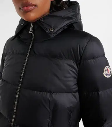 Moncler Boedic shearling-trimmed down coat | Thumbnail 4 Moncler Boedic shearling-trimmed down coat | Thumbnail 4