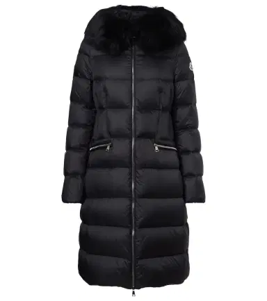 Moncler Boedic shearling-trimmed down coat | Thumbnail 1 Moncler Boedic shearling-trimmed down coat | Thumbnail 1