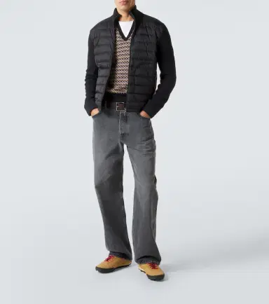 Moncler Tricot down-paneled wool-blend cardigan | Thumbnail 6 Moncler Tricot down-paneled wool-blend cardigan | Thumbnail 6