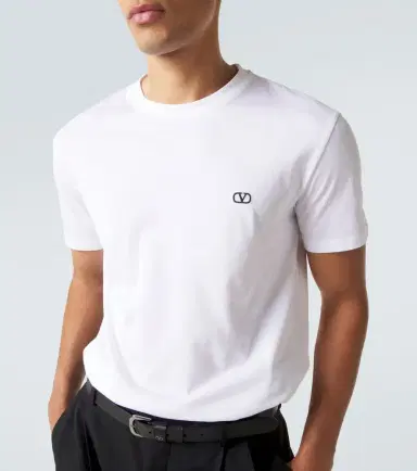 Valentino VLogo cotton jersey T-shirt | Thumbnail 4 Valentino VLogo cotton jersey T-shirt | Thumbnail 4