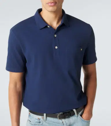 Valentino VGold cotton piqué polo shirt | Thumbnail 3 Valentino VGold cotton piqué polo shirt | Thumbnail 3
